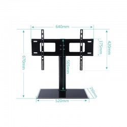 Universal TV Table Mount Stand Suit For 37''-55''
