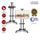 Portable TV Stand with Locking Wheels | Fits 32"-65" LED/LCD TVs | Convenient and Stylish Portable TV Stand with Locking Wheels | Fits 32"-65" LED/LCD TVs | Convenient and Stylish
