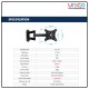 Retractable TV Wall Bracket Suitable for 14” – 27” Retractable TV Wall Bracket Suitable for 14” – 27”