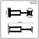 Retractable TV Wall Bracket Suitable for 14” – 27” Retractable TV Wall Bracket Suitable for 14” – 27”