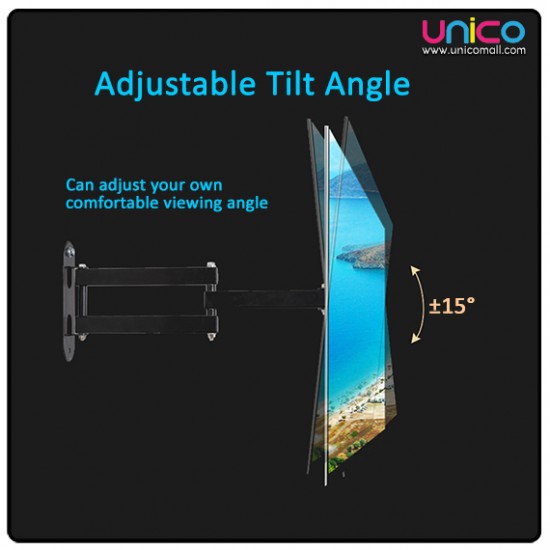 Retractable TV Wall Bracket Suitable for 14” – 27” 