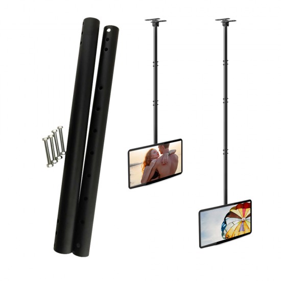 LCD TV Ceiling Wall Mount Extender Pipes, 1 meter