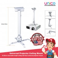 Projector Ceiling Mount 43-65cm retractable length ceiling wall dual universal