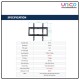 Universal Wall Mount Bracket for 26''-63'' LED/LCD TVs Universal Wall Mount Bracket for 26''-63'' LED/LCD TVs