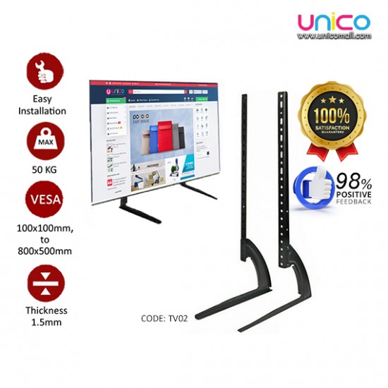 TV Table Mount Desk Stand Bracket for Most 32" -65” TV Table Mount Desk Stand Bracket for Most 32" -65”