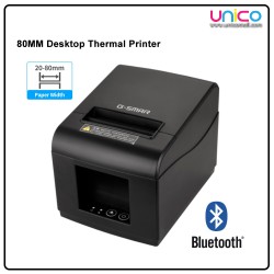 G-SMAR 80mm Receipt Desktop Thermal Printer -USB and Bluetooth Connectivity for Business Efficiency.