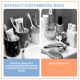 Toothbrush with Toothpaste Holder Toothbrush with Toothpaste Holder