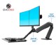 Dual Monitor Sit Stand Plus Keyboard 22" to 27" 