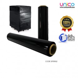 Enhance Packaging with Evio Asia Black Stretch Film - 500mm at Unicomall.com