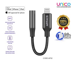 Unicomall Spotlight: APPACS iPhone Audio Adapter - MFi Certified & Nylon Braided