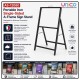 Portable Sidewalk A-Frame Advertising Sign Stand 120x80cm Iron