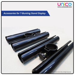 Versatile Double-Sided Holder for T-Bunting Stands | Unicomall.com