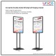 Double-Sided Windproof Display Stand for Banners – Heavy Duty Sign Holder for Outdoor & Indoor Use (Black) Double-Sided Windproof Display Stand for Banners – Heavy Duty Sign Holder for Outdoor & Indoor Use (Black)