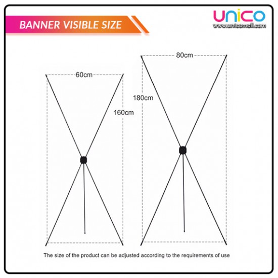 Gear X Banner Stand, Size 80*180cm