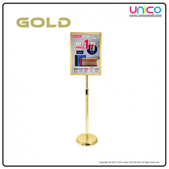A3 Pedestal Display Stand – Freestanding Right Angle Sign Holder for Retail & Office Use