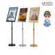 A4 Poster Display Stand Right Angle Frame Adjustable Sign Holder