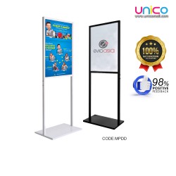 Metal Poster Display Double Stand 60x80cm