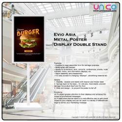 Metal Poster Stand Frame 70cm x 50cm – Reliable and Portable Display Solution