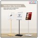Frameless A4 Display Board Stand – Modern Black, Silver, Gold Sign Holder for Events Frameless A4 Display Board Stand – Modern Black, Silver, Gold Sign Holder for Events