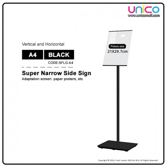 Frameless A4 Display Board Stand – Modern Black, Silver, Gold Sign Holder for Events Frameless A4 Display Board Stand – Modern Black, Silver, Gold Sign Holder for Events