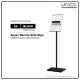 Frameless A4 Display Board Stand – Modern Black, Silver, Gold Sign Holder for Events Frameless A4 Display Board Stand – Modern Black, Silver, Gold Sign Holder for Events