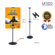 Double-Sided Promotional Poster Stand – Adjustable Height & Windproof Round Base