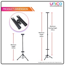 Standard T-Stand Display Bunting at Unicomall