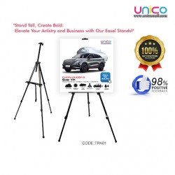 Tripod Easel Stand For Advertising Display, Painting and Drawing