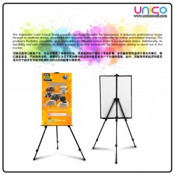 Tripod Easel Stand For Advertising Display, Painting and Drawing