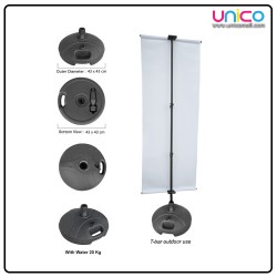 Premium Tripod Stand: Round Water Tank Base, 200cm Height | Unicomall