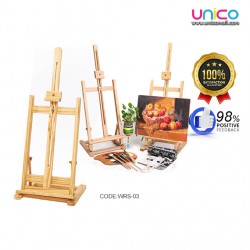 Artistic Pine Wood Easel Stand for Paintings - Display Your Masterpieces