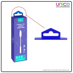 100pcs : Aircraft Hole Plastic Hook (70mm x 25mm)