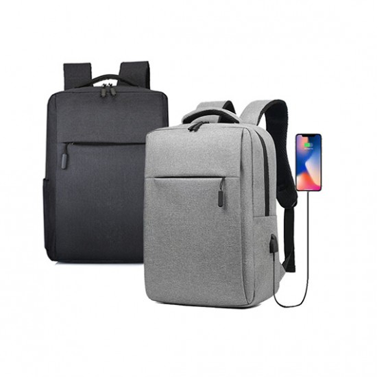 Affordable Laptop Backpack with USB Charging Port – Everyday School & Office Bag (14–15.6 Inch)