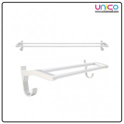 Double Towel Rail & No Drilling Bath Towel Bar (90cm) | Easy Installation