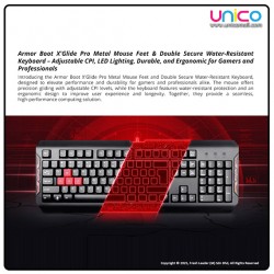 Bloody Q1100 Gaming Keyboard & Mouse – RGB Lighting, Water-Resistant, Adjustable DPI