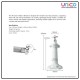 Adjustable IP Camera Wall Mount Bracket – 190mm & 150mm Height x 84mm Width for Secure Surveillance Adjustable IP Camera Wall Mount Bracket – 190mm & 150mm Height x 84mm Width for Secure Surveillance