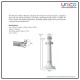 Adjustable IP Camera Wall Mount Bracket – 190mm & 150mm Height x 84mm Width for Secure Surveillance Adjustable IP Camera Wall Mount Bracket – 190mm & 150mm Height x 84mm Width for Secure Surveillance