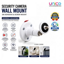Security Camera Wall Mount Bracket with 3M Adhesive & Screws