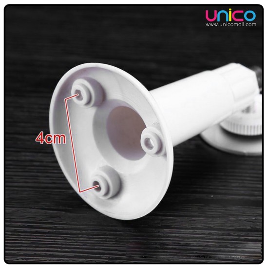 Universal ABS Wall Mount Bracket with Metal Base for Indoor IP Cameras Universal ABS Wall Mount Bracket with Metal Base for Indoor IP Cameras