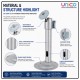 CCTV Camera Mounting Bracket 170mm 360° Adjustable Wall Mount
