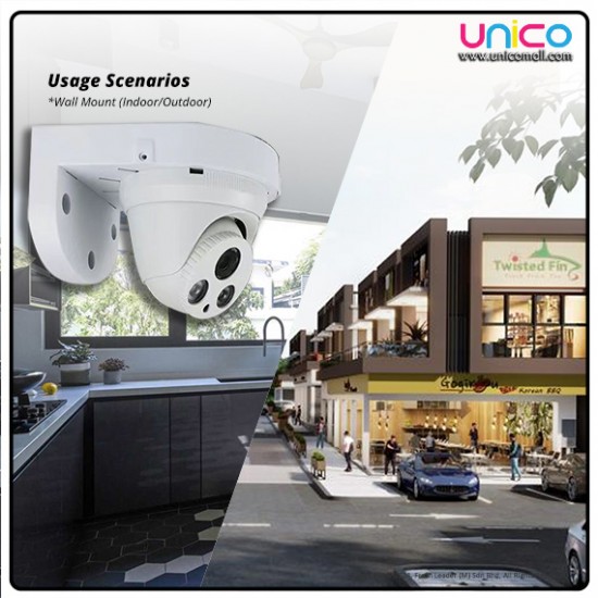Dome CCTV Camera Wall Mount Bracket – Secure Mount, 100x75x125mm & 100x135x160mm Dome CCTV Camera Wall Mount Bracket – Secure Mount, 100x75x125mm & 100x135x160mm