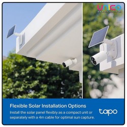 TP-Link Tapo C410 Solar Security Camera Kit 2K 3MP – Outdoor Wireless CCTV with 2-Year Warranty