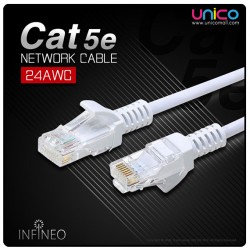 INFINEO Cat5e RJ45 Ethernet LAN Cable 1m to 15m – High-Speed Internet Cable for Stable Network