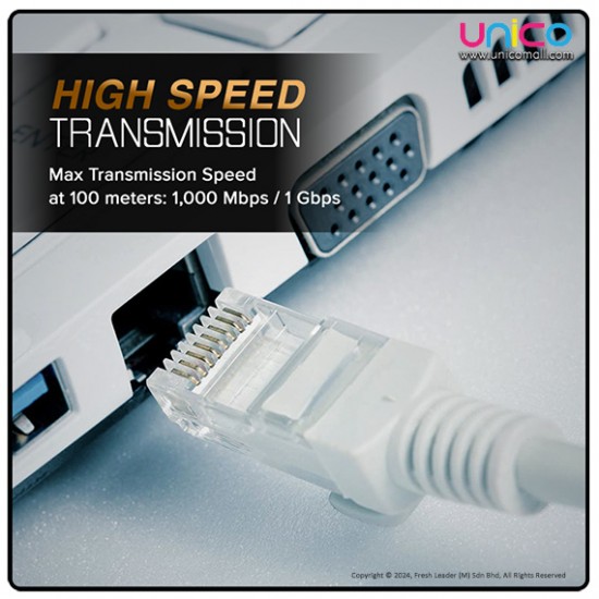 INFINEO Cat5e RJ45 Ethernet LAN Cable 1m to 15m – High-Speed Internet Cable for Stable Network INFINEO Cat5e RJ45 Ethernet LAN Cable 1m to 15m – High-Speed Internet Cable for Stable Network
