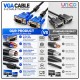 Infineo VGA Cable 3+2 Shielded Male to Male 1.5M 3M 5M