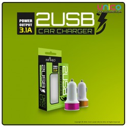 Infineo Dual USB Car Charger - Fast Charging for All Devices