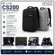 CASETEC CS200 15.6-Inch Waterproof Laptop Backpack with USB Port