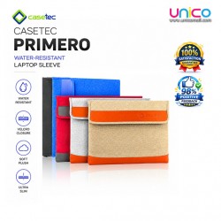 CASETEC Primero Water-Resistant Laptop Sleeve Bag 13.3-17 Inch