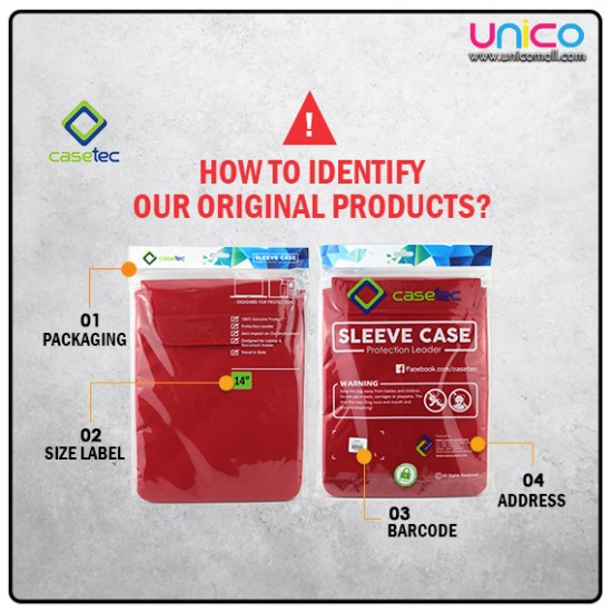 CASETEC EVA Series Laptop Sleeve: Sizes from 11.6 to 17 Inches | Unicomall.com CASETEC EVA Series Laptop Sleeve: Sizes from 11.6 to 17 Inches | Unicomall.com