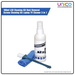 3-in-1 Screen Cleaning Kit – LCD, Laptop & Mobile Cleaner with Spray, Brush & Microfiber Cloth